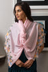 Floral Whispers | Embroidered Wool Silk Stole
